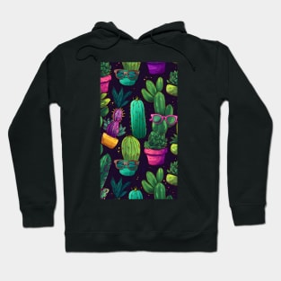 Cactus man gift art design Hoodie